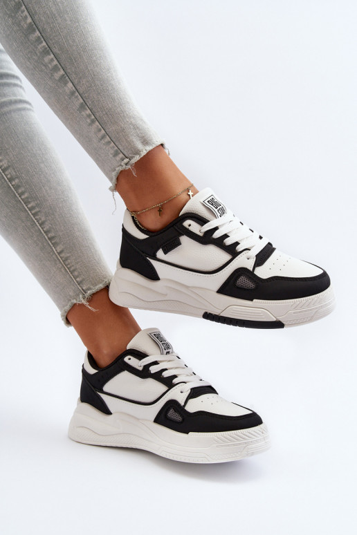 Feminino À modalo de tênis Big Star NN274669 Branco-cor preta