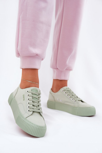 Sapatos casuais Big Star RR274408 cor verde 2