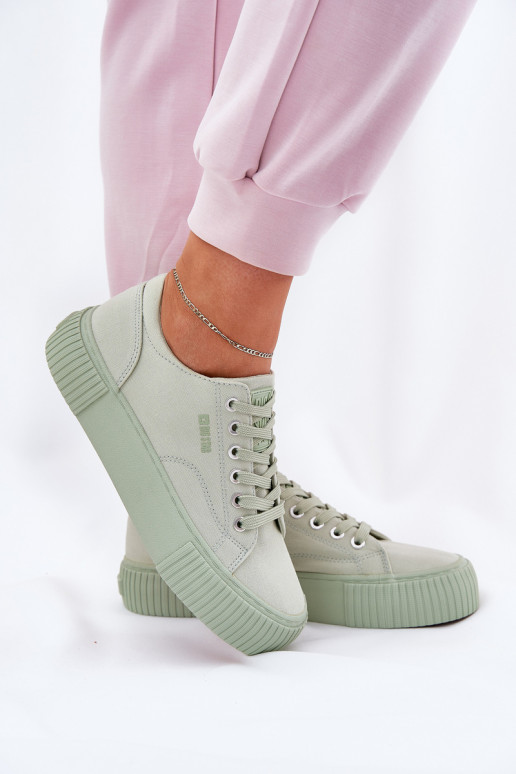 Sapatos de lazer Big Star RR274408 cor verde