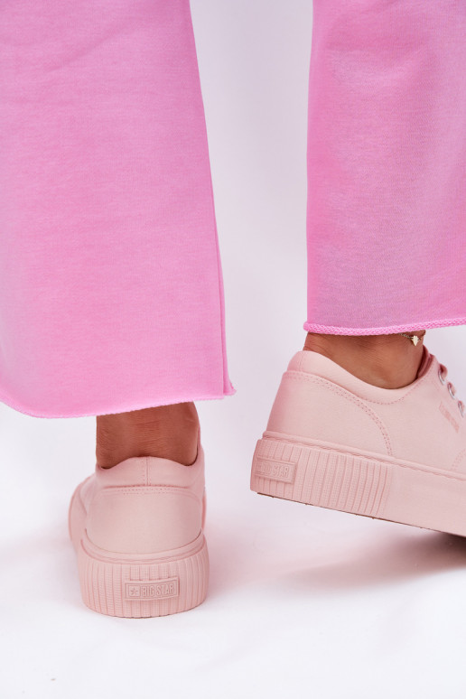  Sapatos de lazer Big Star RR274404 cor rosa