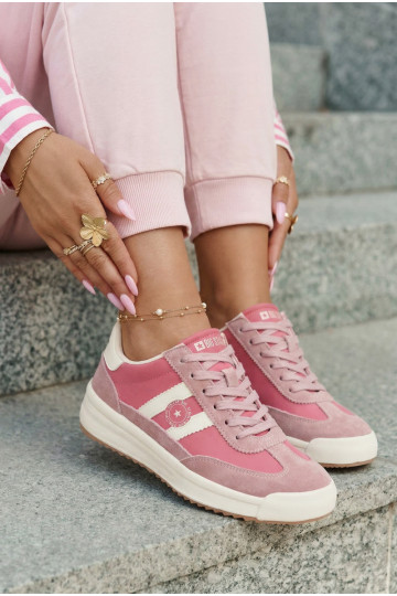 Tênis esportivos femininos Big Star TT274160 cor rosa 2