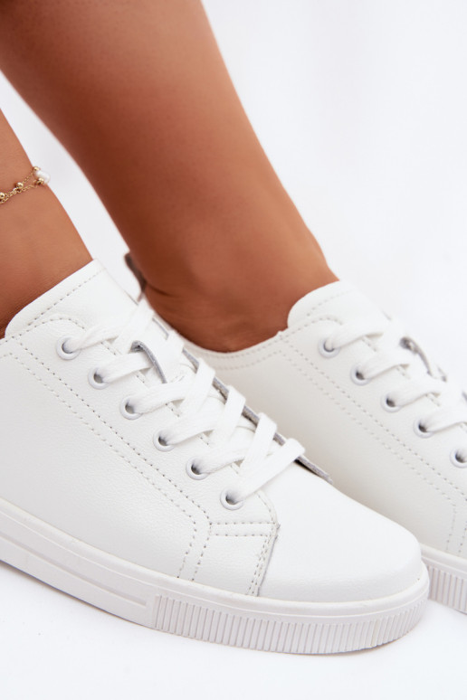 Pele Sapatos de lazer Vinceza 79536 cor branca