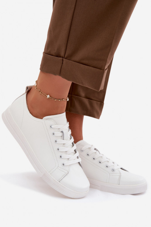 Pele Sapatos de lazer Vinceza 79536 cor branca