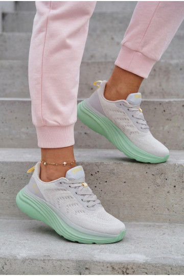 Tênis esportivos femininos Big Star TT274048 cor cinza