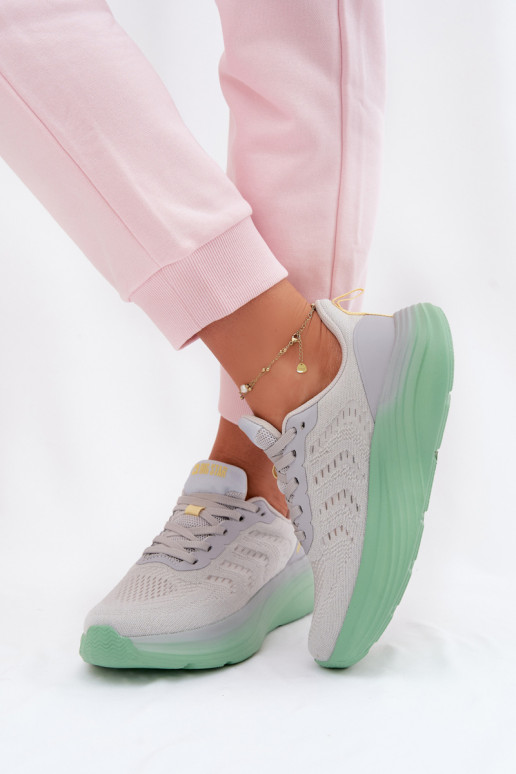 tênis Feminino Big Star TT274048 cor cinza