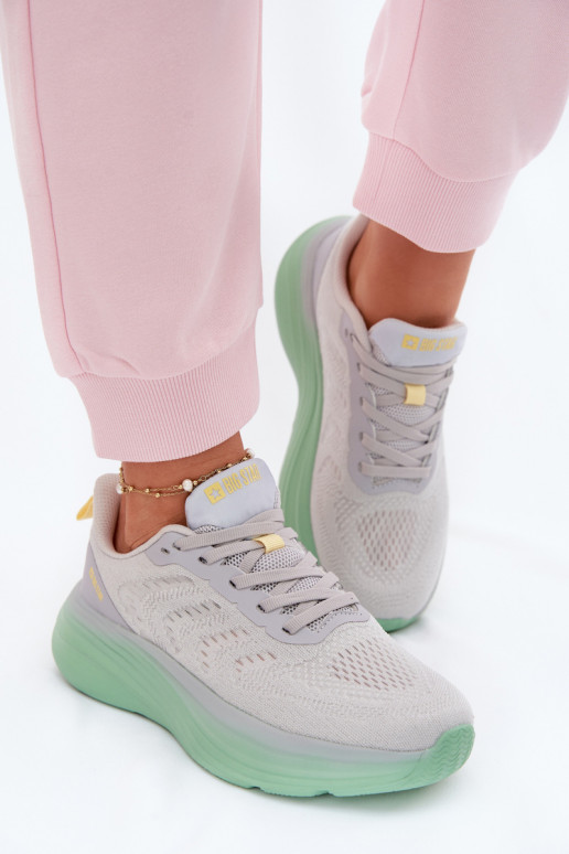 tênis Feminino Big Star TT274048 cor cinza