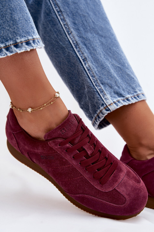 À modalo de tênisHabilitadoturalnego de camurçau Big Star TT274227 Borgonha