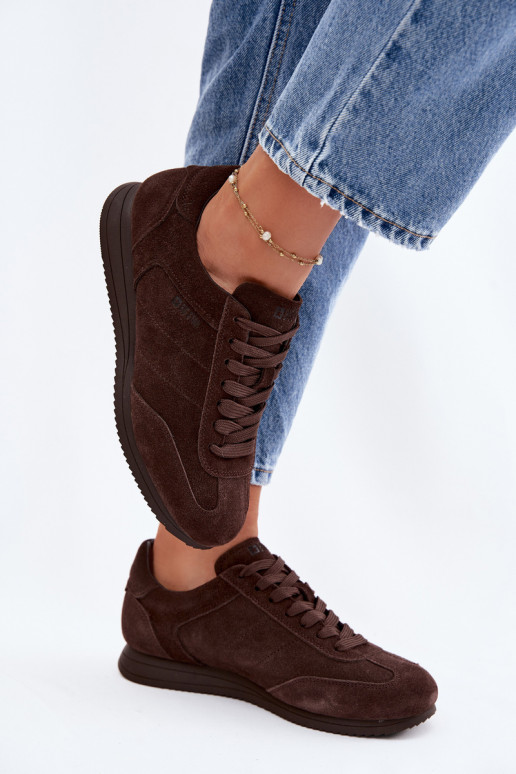 À modalo de tênisHabilitadoturalnego de camurçau Big Star TT274226 CzekoladoParae