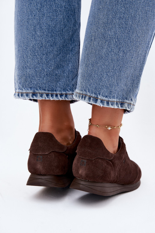 À modalo de tênisHabilitadoturalnego de camurçau Big Star TT274226 CzekoladoParae