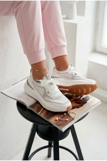 tênis Feminino Big Star TT274570 HI-POLY SYSTEM cor branca 2