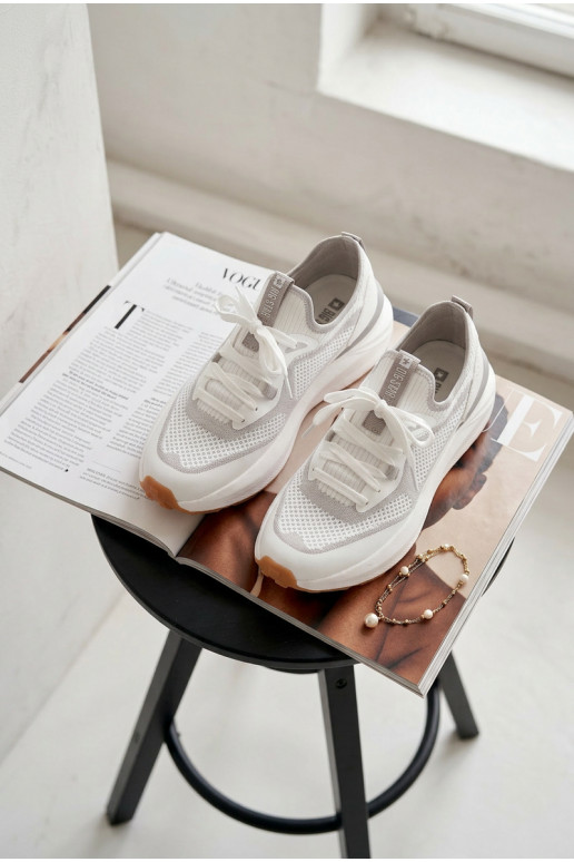 tênis Feminino Big Star TT274570 HI-POLY SYSTEM cor branca