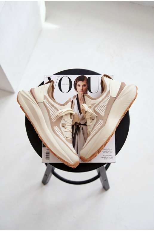 tênis Feminino Big Star TT274571 HI-POLY SYSTEM bege