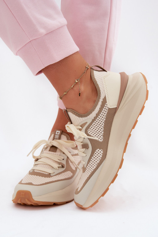 tênis Feminino Big Star TT274571 HI-POLY SYSTEM bege