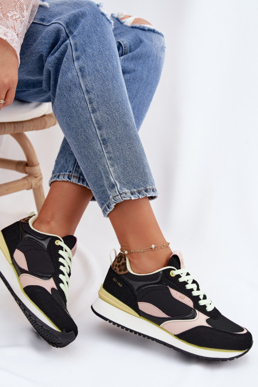 À modalo de tênis Feminino GAP EMONDER SPIRIT CITY GP6135290003 cor preta