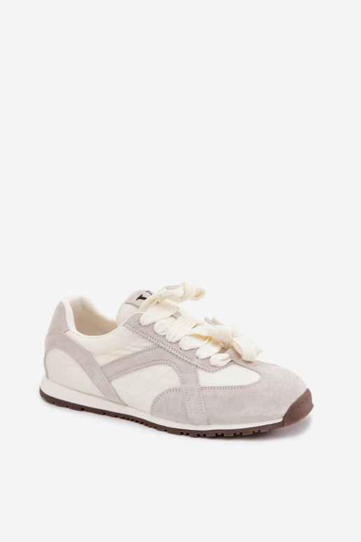 de camurça À modalo de tênis Feminino Vinceza 86427 cor cinza