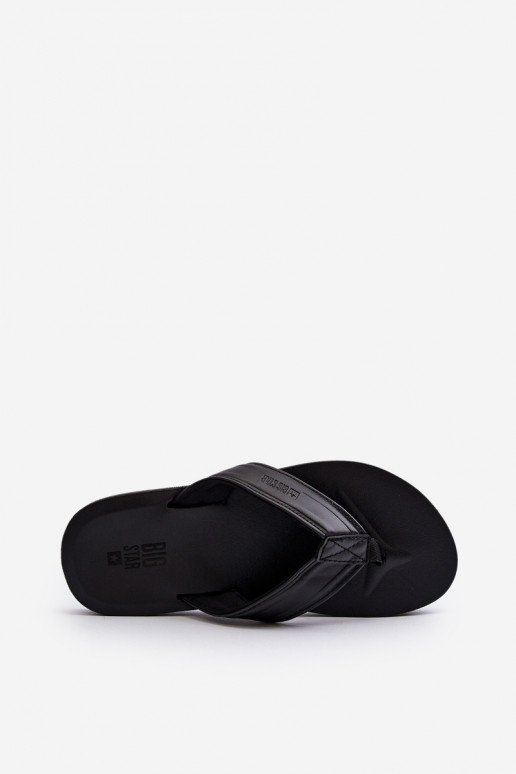 para homens Chinelos Big Star LL174605 cor preta