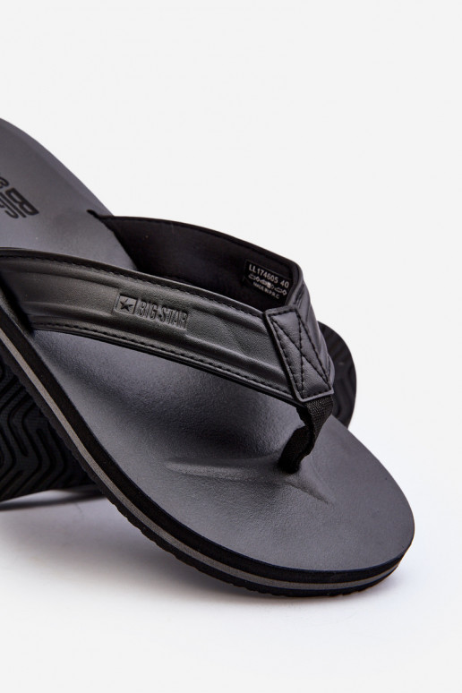 para homens Chinelos Big Star LL174605 cor preta