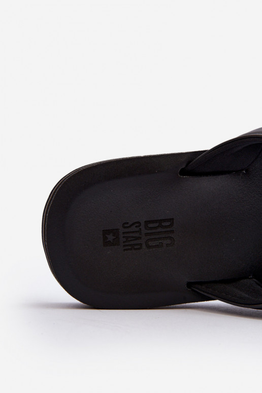 para homens Chinelos Big Star LL174605 cor preta