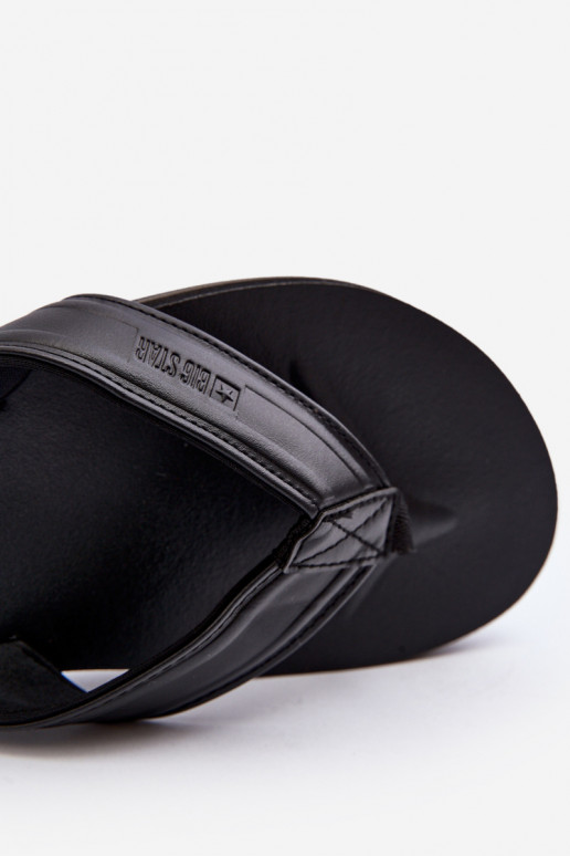 para homens Chinelos Big Star LL174605 cor preta