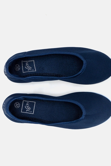 Sapatilhas de balé infantis na cor azul marinho Geneseo