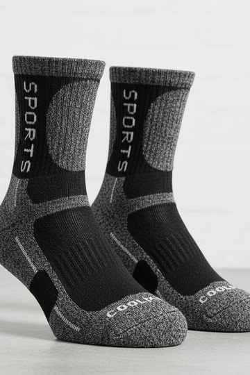 Meias quentes cinzas para...