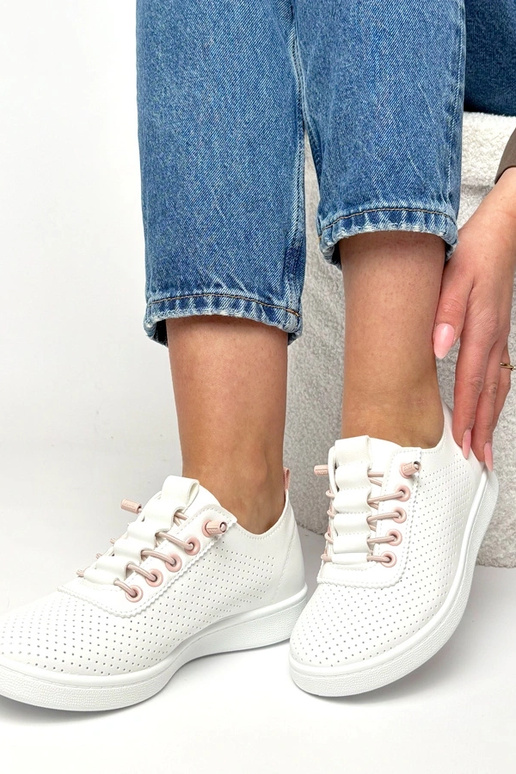 Tênis brancos com recortes Adèle