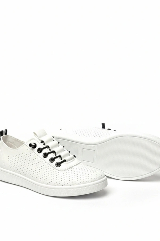 Tênis brancos com recortes Adèle