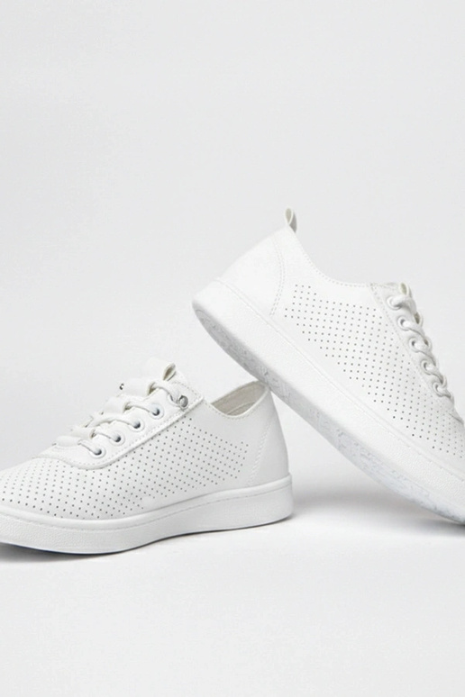 Tênis brancos com recortes Adèle
