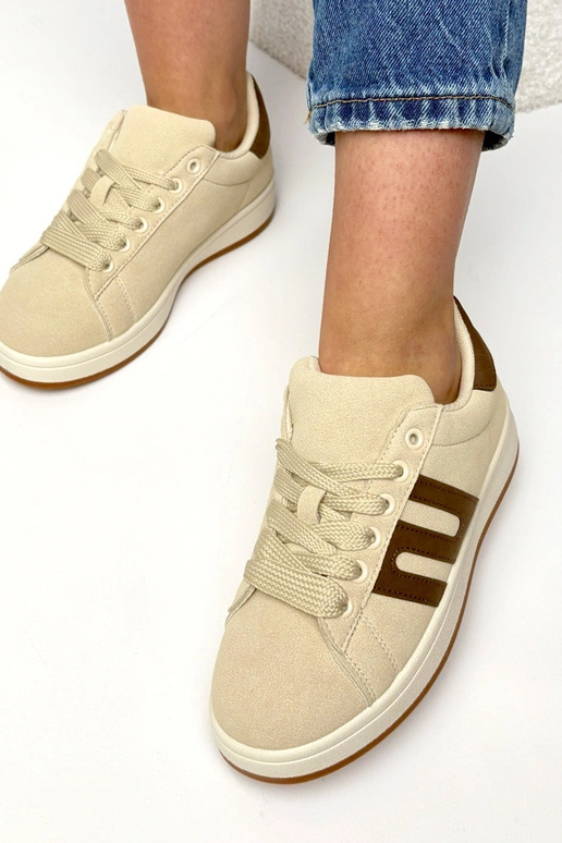 Tênis casuais em tom areia Delphine