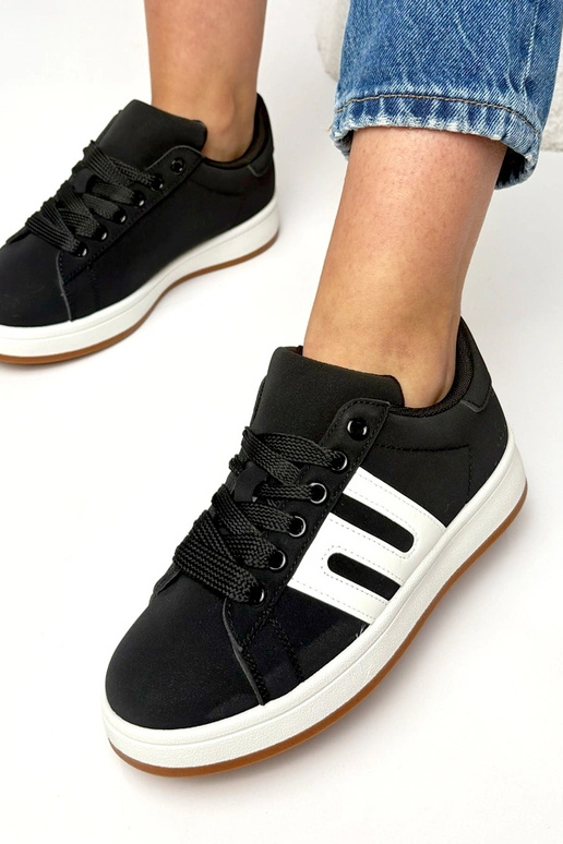 Tênis casuais pretos Delphine