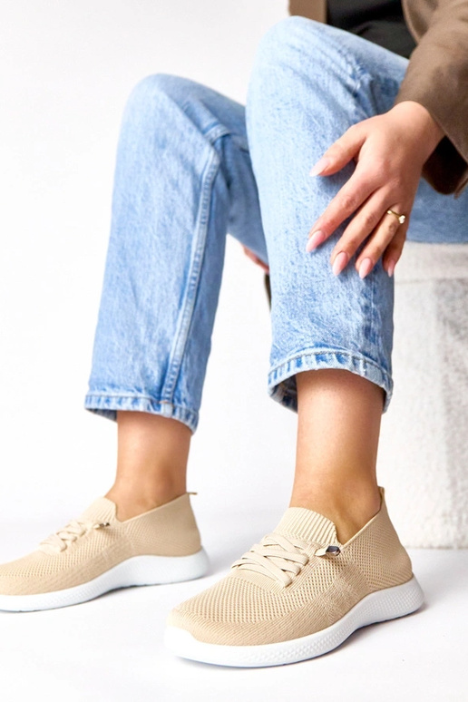 Tênis esportivos femininos cor areia Léa