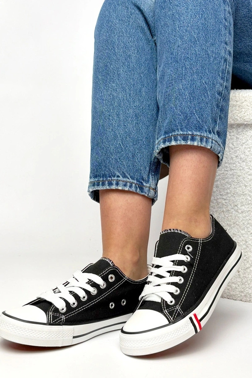 Tênis casuais pretos Manon