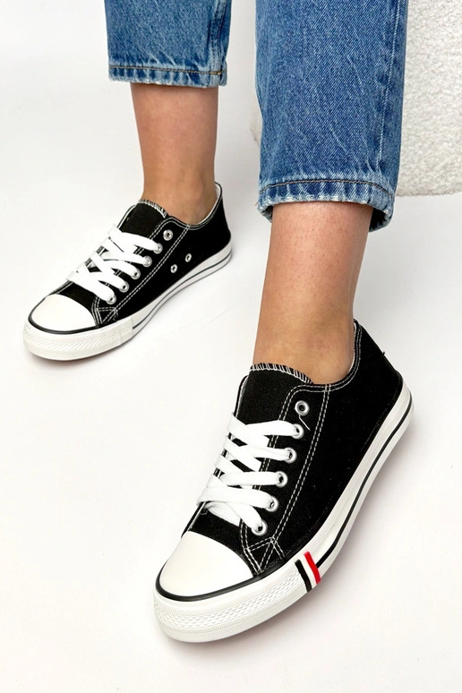 Tênis casuais pretos Manon