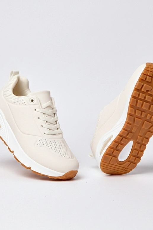 Tênis cor areia com sola grossa Sylvie