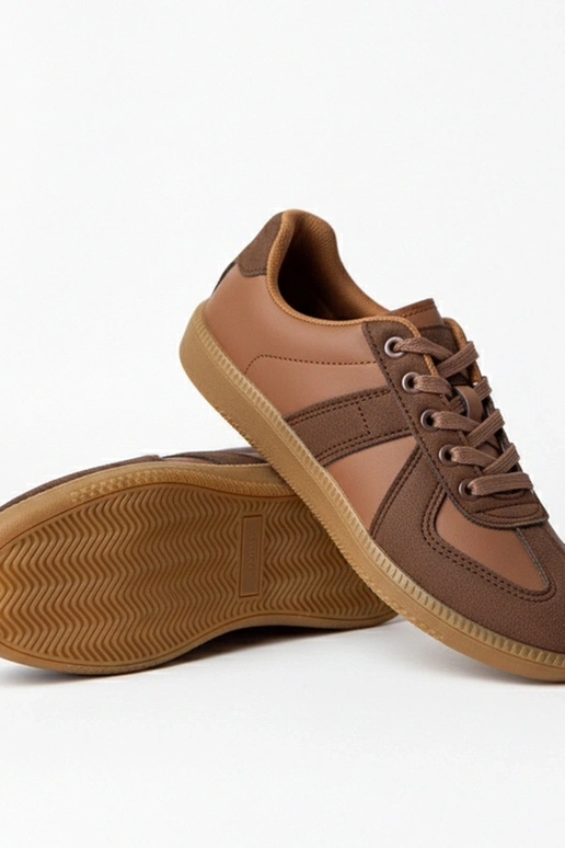 Tênis marrons com plataforma Valentine