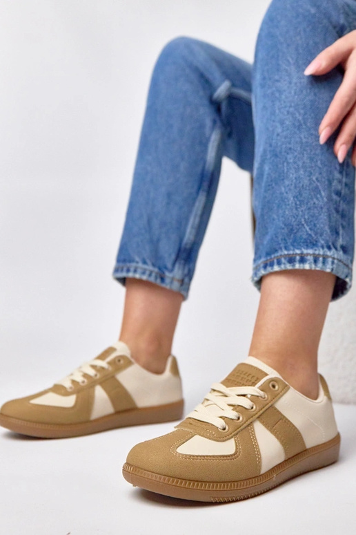 Tênis plataforma cor areia Valentine