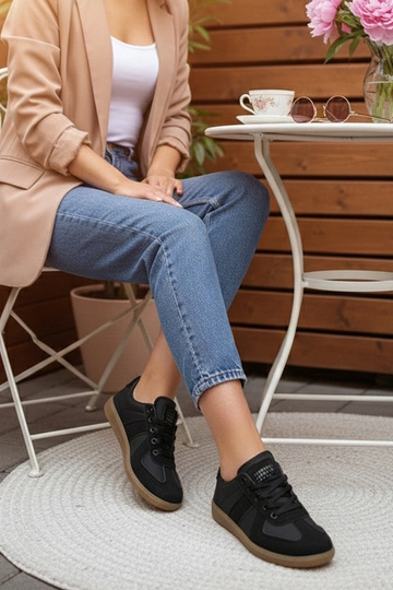 Tênis plataforma preto... 2