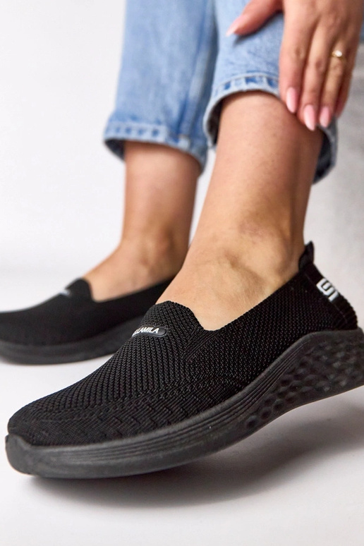 Tênis de tecido preto Zoe