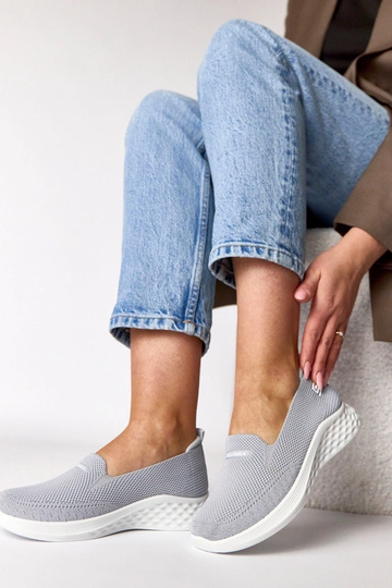 Tênis de tecido cinza Zoe