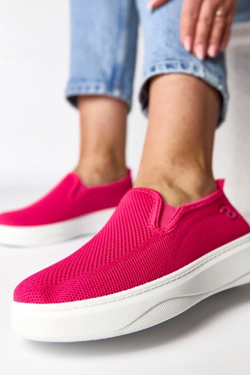 Tênis de tecido rosa plataforma Céleste 2
