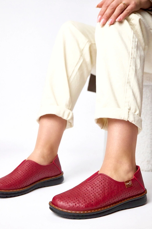 Meias botas vinho com recortes Rosa