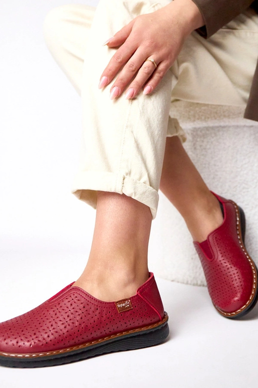 Meias botas vinho com recortes Rosa