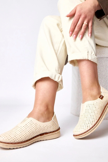 Meias botas cremosas com recortes Rosa 2