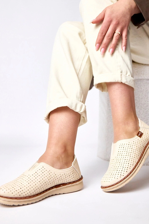 Meias botas cremosas com recortes Rosa