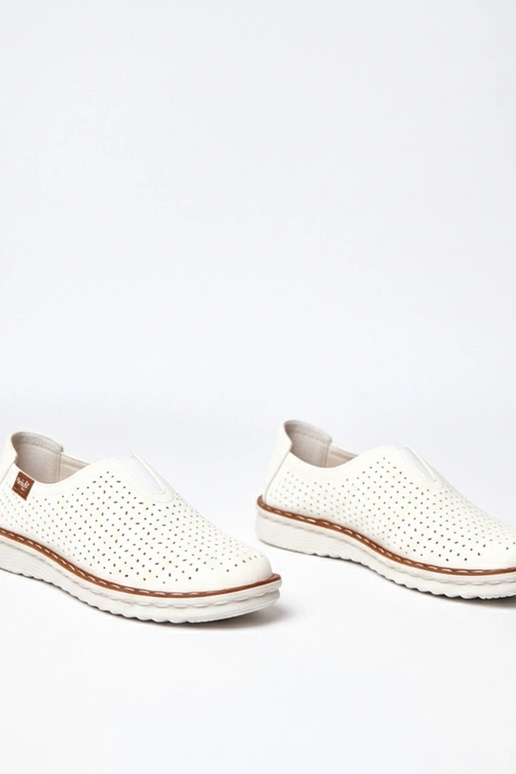 Meias botas brancas com recortes Rosa