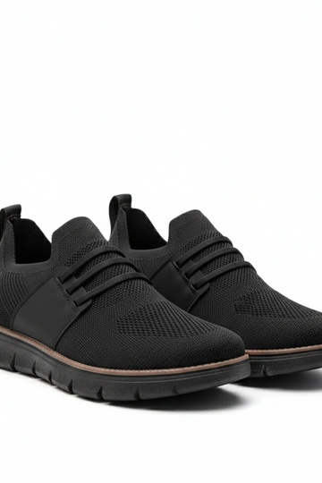 Tênis masculinos pretos sem... 2