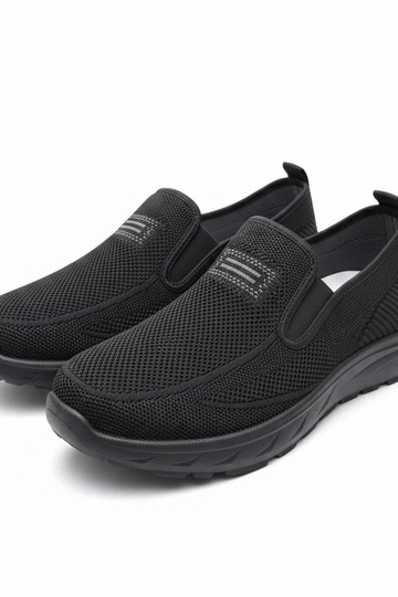 Tênis masculinos pretos sem... 2