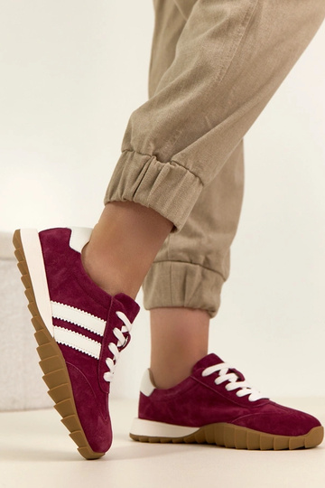 Tênis de couro bordô Filippo 2