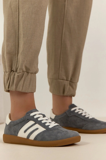 Ténis de pele cinza Filippo 2