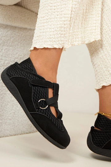 Sapatilhas de balé estilo esportivo pretas Vesper 2